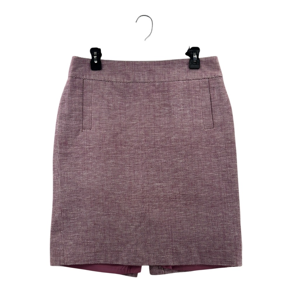 Banana Republic Textured Pencil Skirt Burgundy Pink Women's Size 10 Business